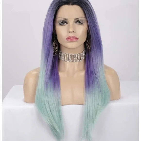 Accessories | 24 Straight 3 Tone Colored Lace Front Wig  display picture 2